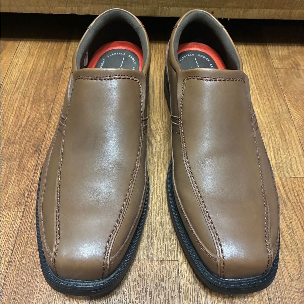 Rockport Men's Brown Slip-On Loafers Size 12 XW - Picture 1 of 16